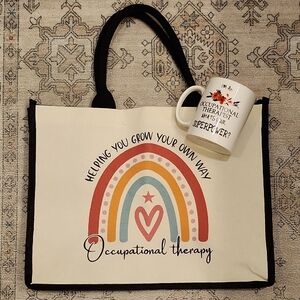 Occupational Therapy Canvas Tote and Mug Set